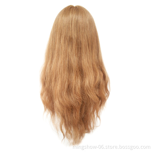 Hair Training Mannequin Head Curling Women Professional Hairdresser Practice Head 70cm Long With Shoulder